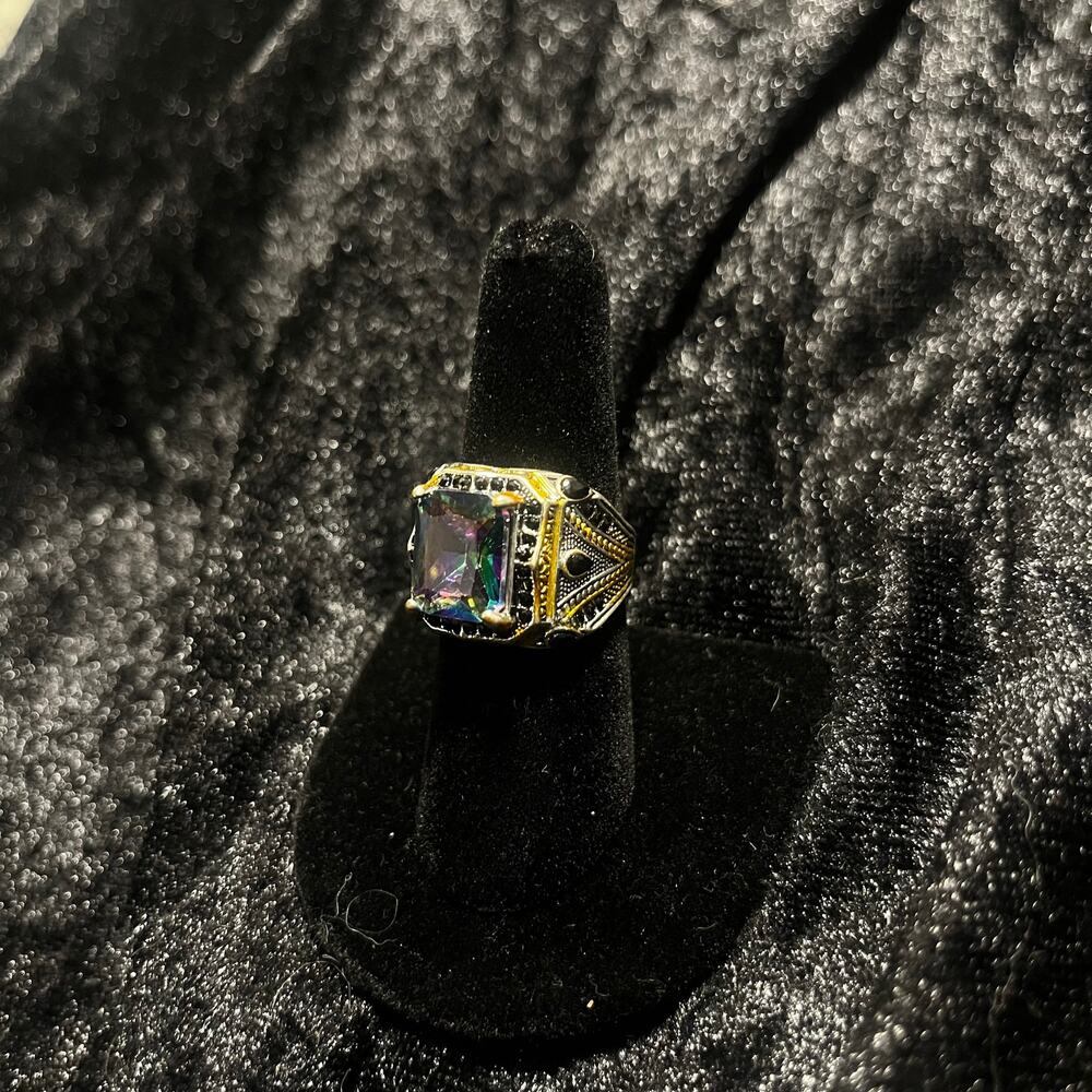 Multi color gem Ring